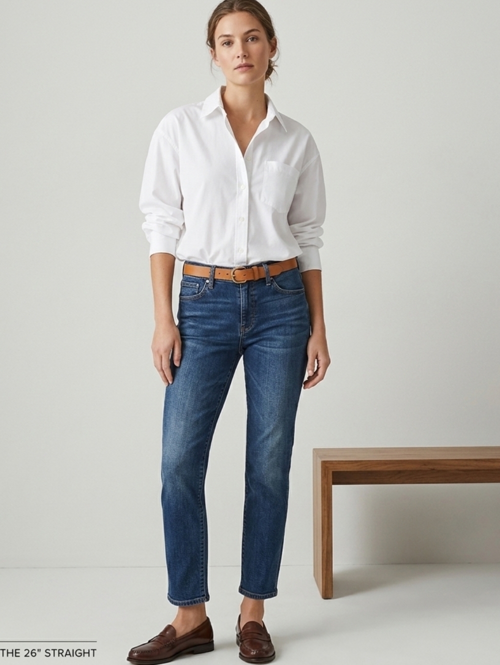 Lucky Brand Classic Straight Mid Rise Jeans